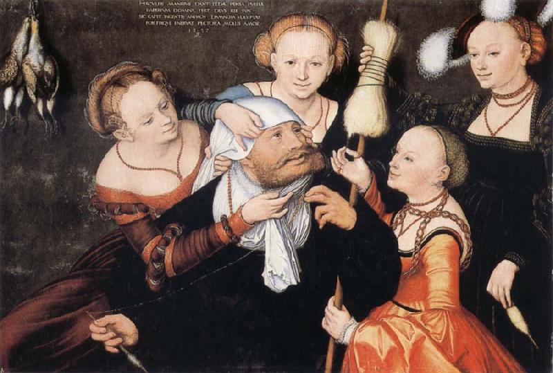 CRANACH, Lucas the Elder Hercules and Omphale